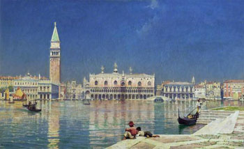 Venice B - William Logsdail reproduction oil painting