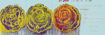 The Rose III 2008 - Cy Twombly reproduction oil painting
