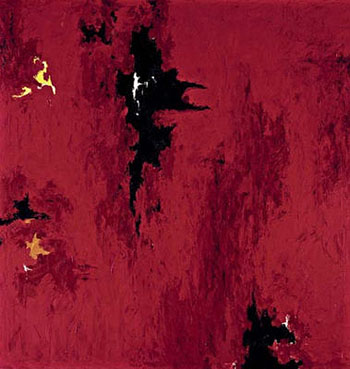 Untitled R No 1 1947 - Clyfford Still reproduction oil painting