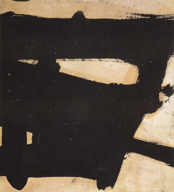 Untitled Study for Wanamaker Block c 1955 56 - Franz Kline reproduction oil painting