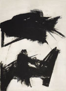 Black Sienna 1960 - Franz Kline reproduction oil painting