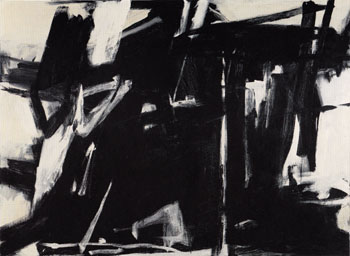 Cupola 1958 early state 1960 final state - Franz Kline reproduction oil painting
