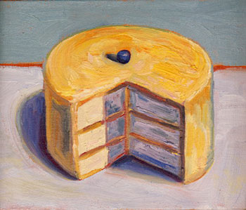 Lemon Cake - Wayne Thiebaud reproduction oil painting