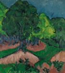 Landscape with Chestnut Tree 1913 - Ernst Kirchner