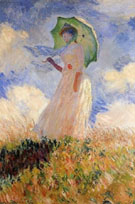 Woman with a Parasol 1886 - Claude Monet reproduction oil painting