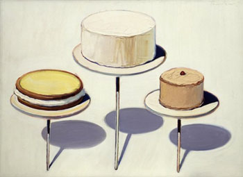Cakes 1963 1 - Wayne Thiebaud reproduction oil painting