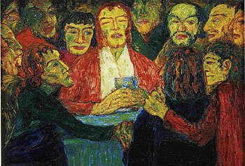 Last Supper 1909 - Emile Nolde reproduction oil painting