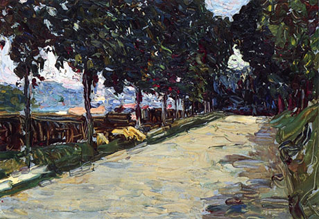 Park in St Cloud c1906 - Wassily Kandinsky reproduction oil painting