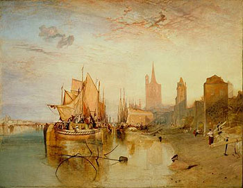 Cologne, the Arrival of a Packet Boat, Evening - Joseph Mallord William Turner reproduction oil painting