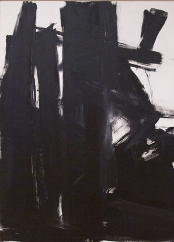 Black Iris 1961 - Franz Kline reproduction oil painting
