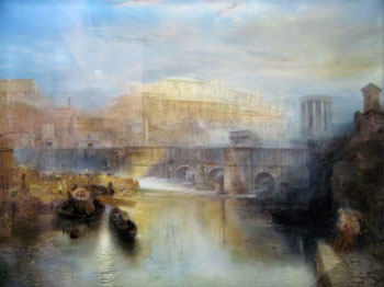 Ancient Rome Agrippina Landing 1839 - Joseph Mallord William Turner reproduction oil painting