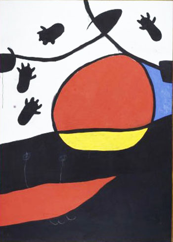 Paysage 1974 2 - Joan Miro reproduction oil painting