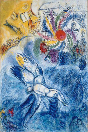 The Creation of Man 1958 - Marc Chagall reproduction oil painting