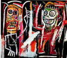 Dustheads c1982 - Jean-Michel-Basquiat reproduction oil painting