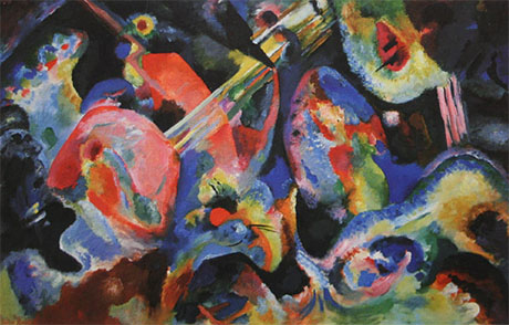 Improvisation Deluge 1913 - Wassily Kandinsky reproduction oil painting