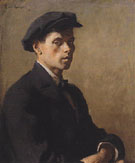 Portrait of a Man Study in Shadows 1922 - Frank Weston Benson