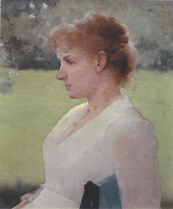 In summer 1887 - Frank Weston Benson reproduction oil painting