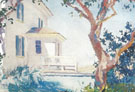 The Farmhouse The Artist's Home 1924 - Frank Weston Benson