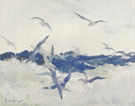 Seagulls and Surf 1927 - Frank Weston Benson