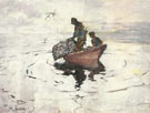 The Lobsterman 1937 - Frank Weston Benson reproduction oil painting