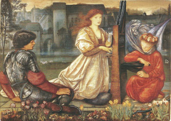 Le Chant d'Amour 1865 - Sir Edward Coley Burne-jones reproduction oil painting