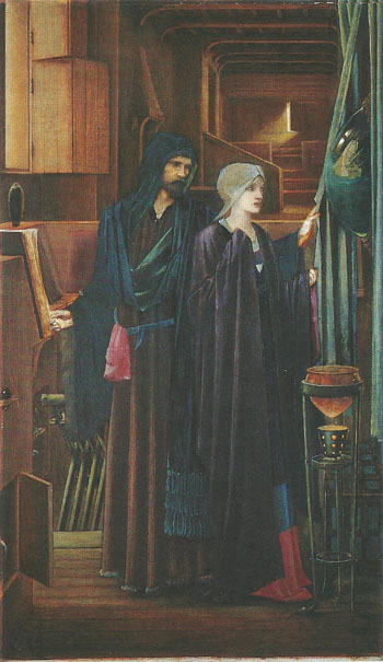 The Wizard 1891-98 - Sir Edward Coley Burne-jones reproduction oil painting