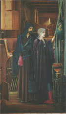 The Wizard 1891-98 - Sir Edward Coley Burne-jones reproduction oil painting