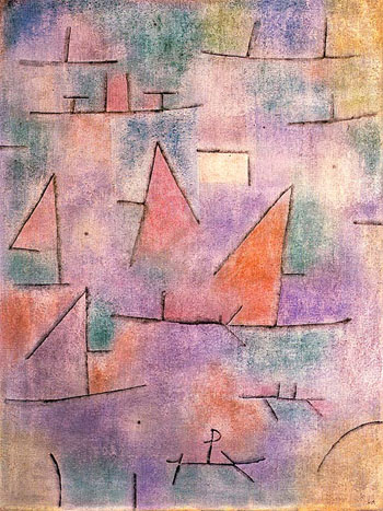 Harbour with Sailing Ships 1937 - Paul Klee reproduction oil painting