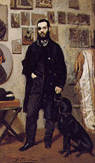 Portrait of Giuseppe Abbati 1865 - Giovanni Boldini reproduction oil painting