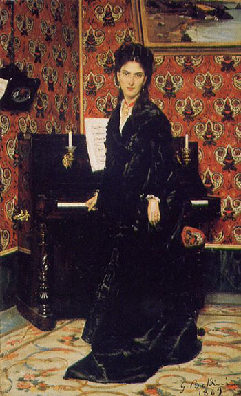 Portrait of Mary Donegan 1869 - Giovanni Boldini reproduction oil painting