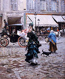 Crossing the Street 1875 - Giovanni Boldini reproduction oil painting