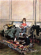 Peaceful Days 1875 - Giovanni Boldini reproduction oil painting