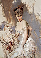 Portrait of Alice Regnault 1880 - Giovanni Boldini reproduction oil painting