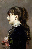 Madame Leclanche 1881 - Giovanni Boldini reproduction oil painting