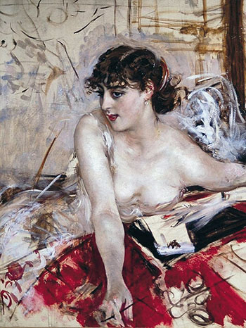 Morning Letter 1884 - Giovanni Boldini reproduction oil painting