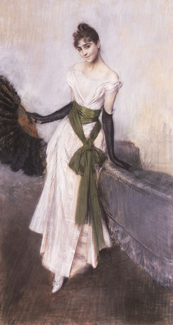 Signorina Concha De Ossa 1888 - Giovanni Boldini reproduction oil painting
