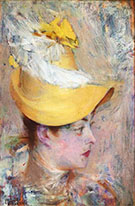 Head of a Lady with Yellow Sleeve 1890 - Giovanni Boldini