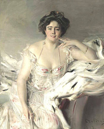Portrait of Lady Nanne Schrader 1903 - Giovanni Boldini reproduction oil painting