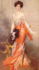 Portrait of Elizabeth Wharton Drexel 1905 - Giovanni Boldini reproduction oil painting