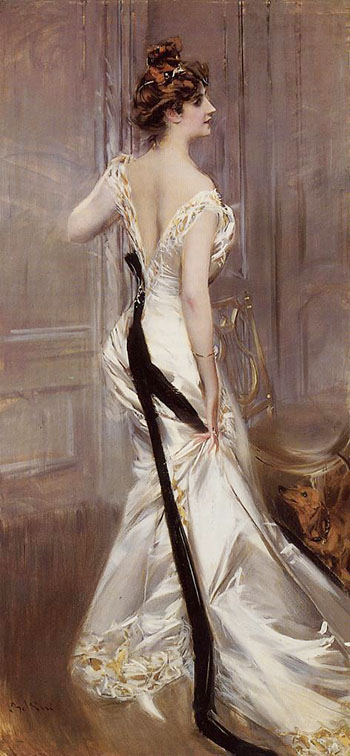 The Black Sash 1905 - Giovanni Boldini reproduction oil painting