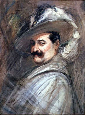 Costantino in the Role of Ernani c 1910 - Giovanni Boldini reproduction oil painting