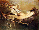 A Reclining Nude On A Day Bed - Giovanni Boldini