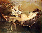 A Reclining Nude On A Day Bed - Giovanni Boldini reproduction oil painting