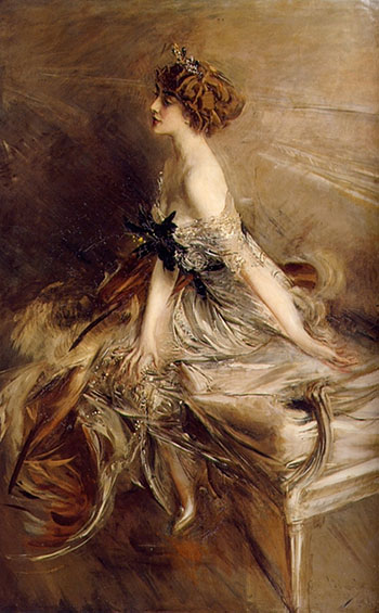 Portrait of Princess Marthe Lucile Bibesco 1911 - Giovanni Boldini reproduction oil painting