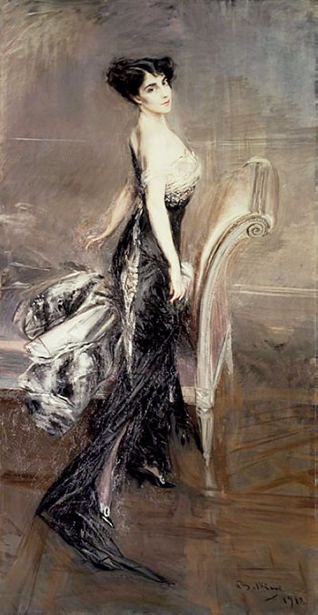 Portrait of a Lady 1912 - Giovanni Boldini reproduction oil painting