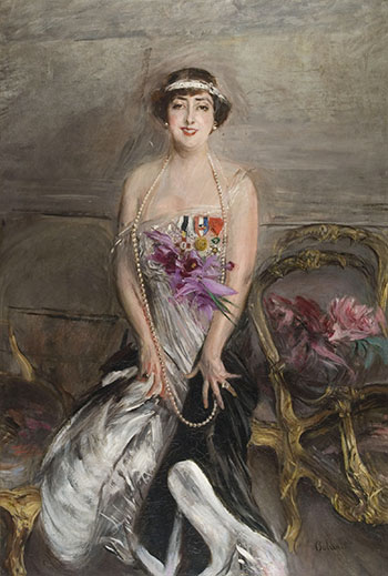 Madame Michelham 1913 - Giovanni Boldini reproduction oil painting
