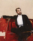 A Portrait of John Singer Sargent - Giovanni Boldini