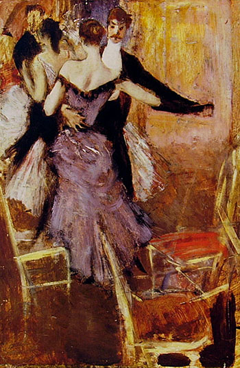 Ballerina in Mauve - Giovanni Boldini reproduction oil painting