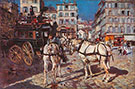 Bus on the Pigalle Place in Paris - Giovanni Boldini reproduction oil painting