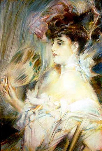 Madame Marie Louise Herouet - Giovanni Boldini reproduction oil painting